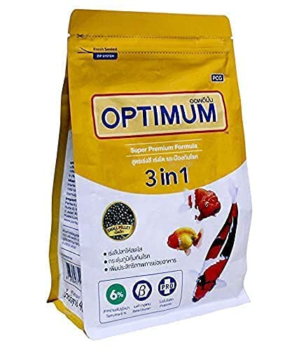 Optimum Dry Fish Food 3-in-1 Spirulina Small Pellet